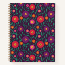 Mid-Century Vine Flower | Garden Garland Plum