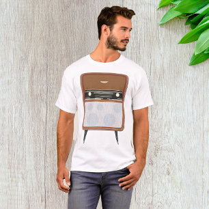 Mid Century Vintage Radio Retro Music Lover T-Shirt