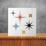 Mid Century Vintage Retro Stars Abstract   Tile<br><div class="desc">Mid Century Vintage Retro Stars Abstract  art</div>
