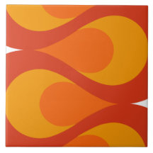 Mid Century Waves Tile