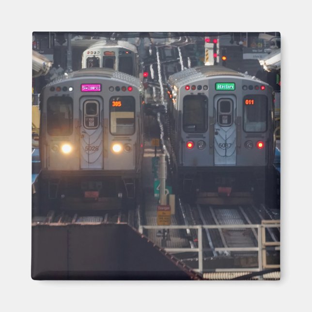 Mid Day Trains Magnet (Front)