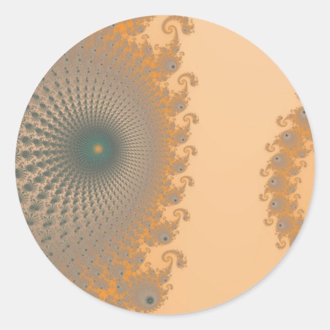 Mid Gold Spirole Stickers (Front)