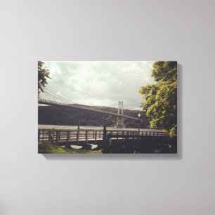 Mid Hudson Bridge Small wrapped Canvas