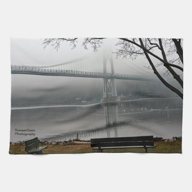 Mid-Hudson Bridge Tea Towel (Horizontal)