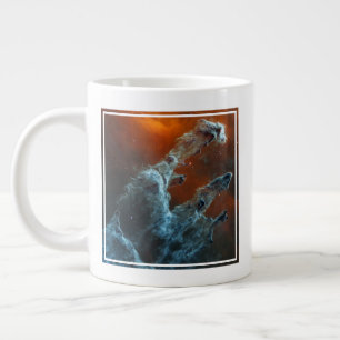 Mid-Infrared The Pillars Of Creation. Large Coffee Mug