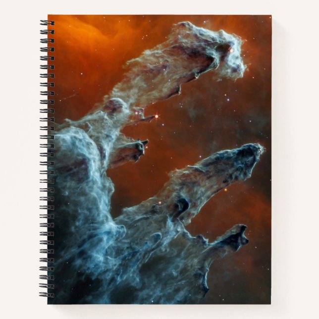 Mid-Infrared The Pillars Of Creation. Notebook (Front)