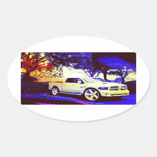 MID-KNIGHT TRUCK STOP OVAL STICKER