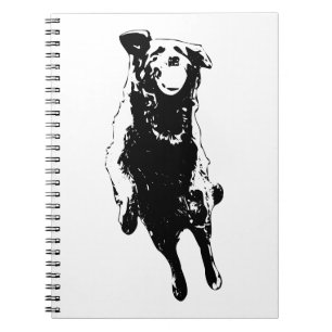 Mid-leap delight notebook