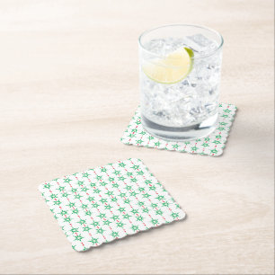 Mid Mod Garland Paper Coasters