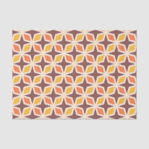 Mid Mod Geometric Star Pattern Tissue Paper