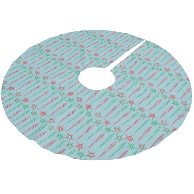 Mid Mod Icicles Tree Skirt (Angled)