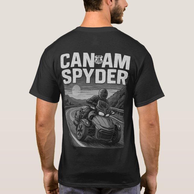 Mid South Chapter - Lean Into It - 2s bw T-Shirt (Back)