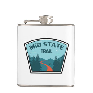 Mid State Trail Pennsylvania Hip Flask
