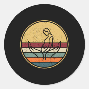 Mid Thank You Doula Midry Mid Classic Round Sticker