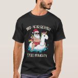 Mid-Year Report Still Naughty Santa Beach Christma T-Shirt<br><div class="desc">Mid-Year Report Still Naughty Santa Beach Christmas In July</div>