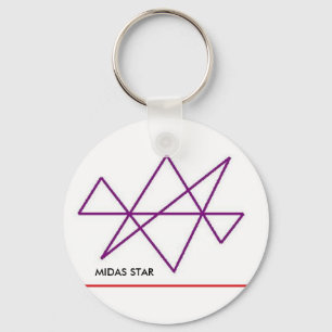 Midas Star Key Ring