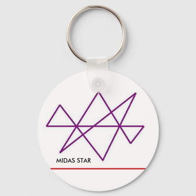Midas Star Key Ring (Front)