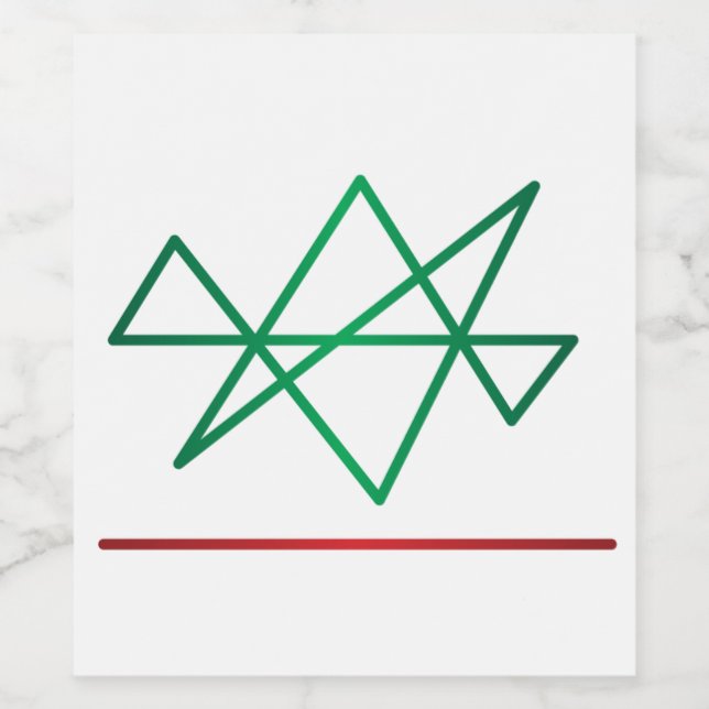 Midas star reiki label (Single Label)