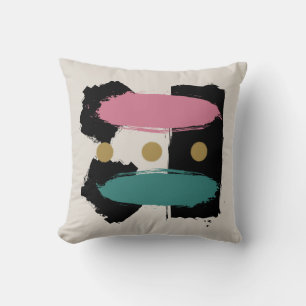 Midcentury Abstract 'Duality' Cushion