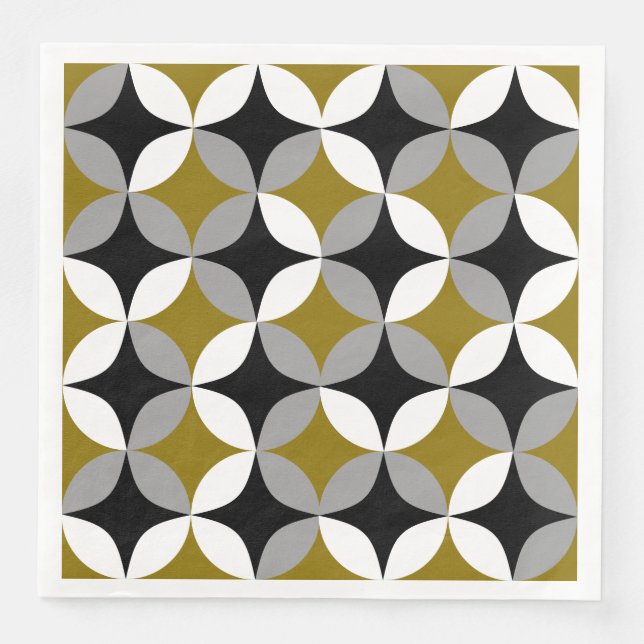 Midcentury Mod – Paper Napkin  (Front)