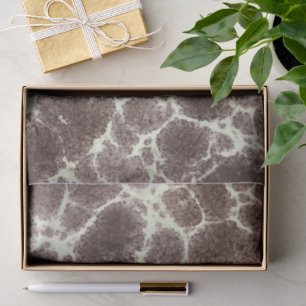 MidCentury MOD Rock Giraffe Elegant Beige Pattern Tissue Paper