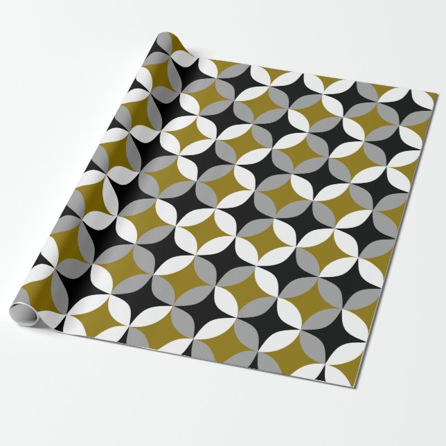 Midcentury Mod – Wrapping Paper  (Unrolled)
