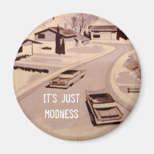 Midcentury Modern Architecture Magnet