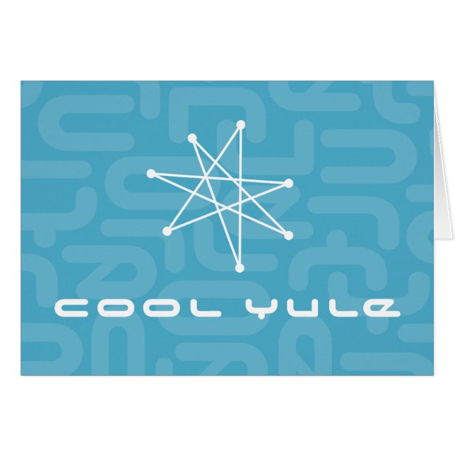 Midcentury Modern Christmas Atomic Starburst Star  (Front Horizontal)