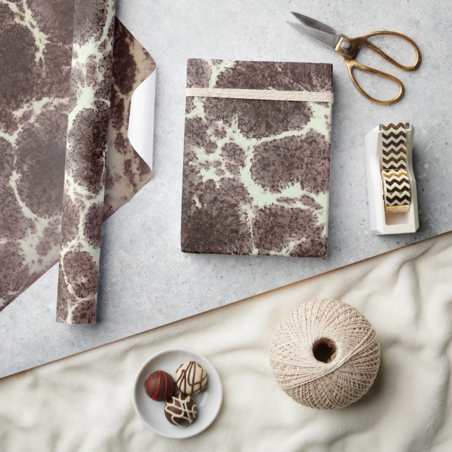 MidCentury MODern Giraffe Elegant Lava Pattern Wrapping Paper (Crafts)