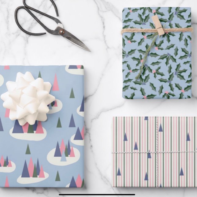 Midcentury Modern Holiday Wrapping Paper Sheet (Creator Uploaded)