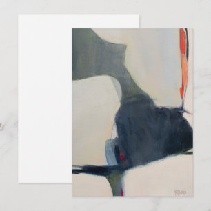 Midcentury Modern Inspired Abstract Art  Card