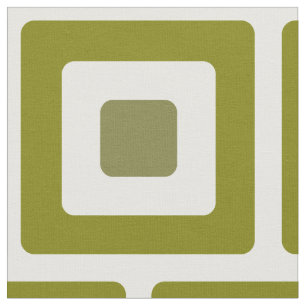 Midcentury Modern Rounded Blocks in Puke Fabric