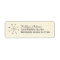 Midcentury Modern Style Retro Return Address