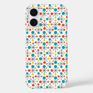 MidCentury Modern Vintage Retro Abstract Art iPhone 16 Case