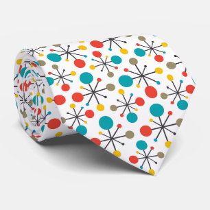 MidCentury Modern Vintage Retro Abstract Art Tie