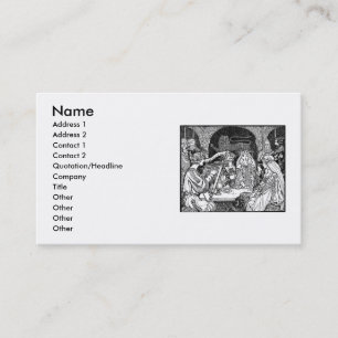 Middle Age Fashion Business Card