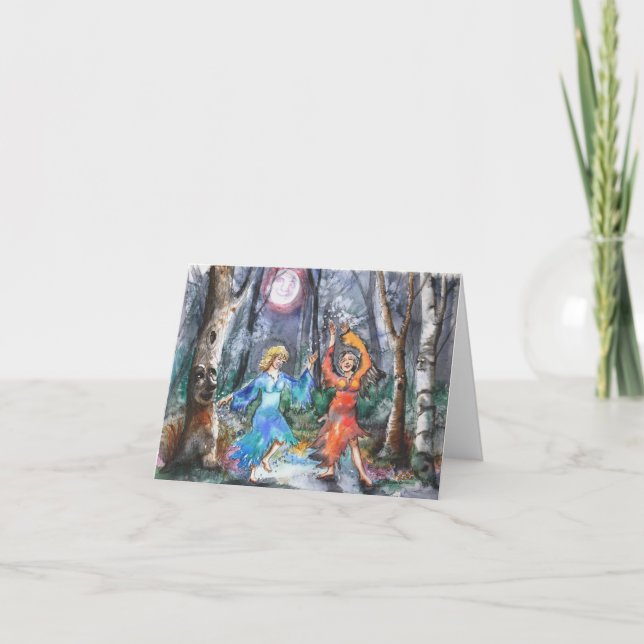 Middle Aged Fairies Notecard (Front)
