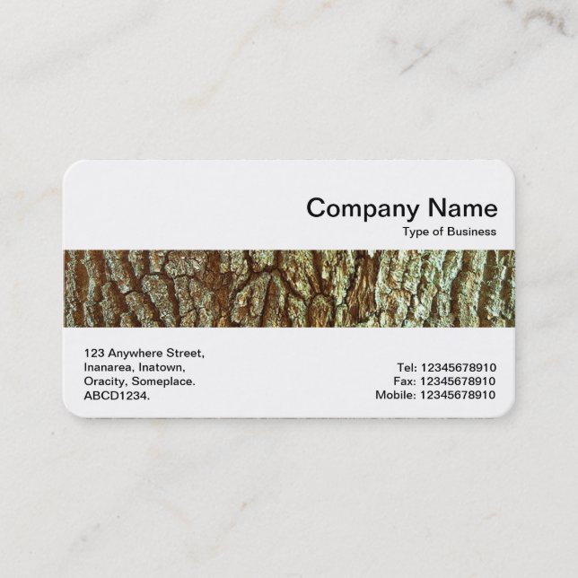 Middle Band - Bark 03 Business Card (Front)