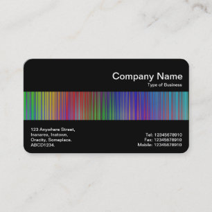 Middle Band (Black) - Spectrum Curtain Business Card