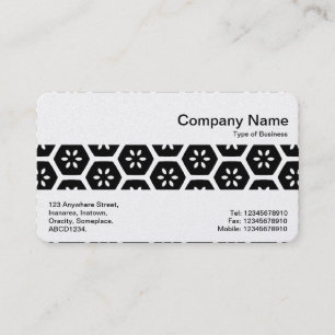 Middle Band - Geometric Abstract (Gold) Business Card