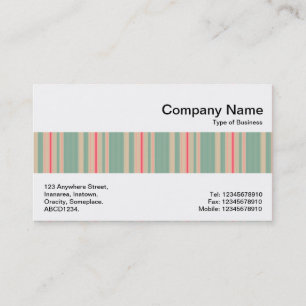 Middle Band - Stripes 310515 (07) Business Card