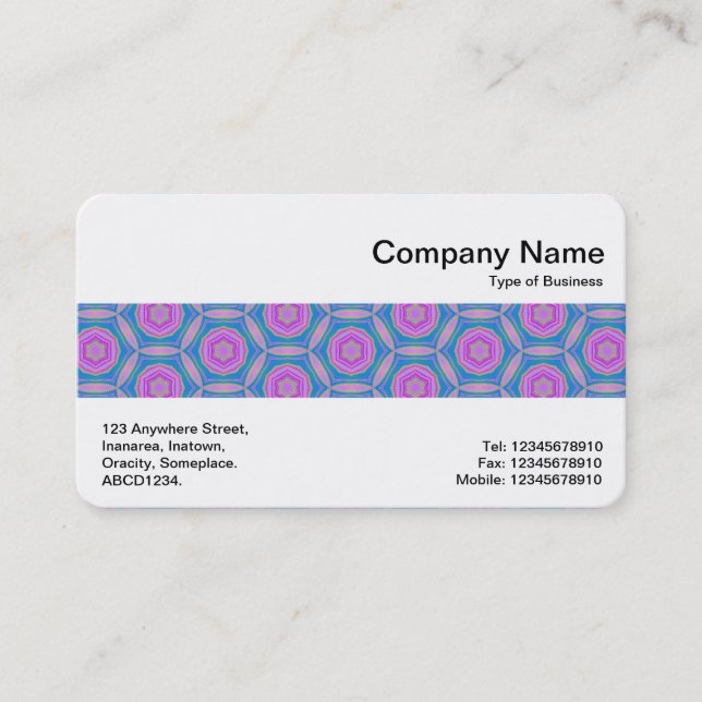 Middle Band - Terrazzo Pattern Business Card (Front)
