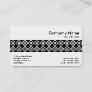 Middle Band - Textured Spots 02 Business Card