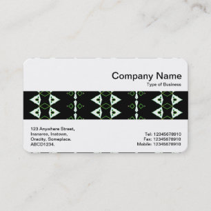 Middle Band - Triangular Pattern Business Card
