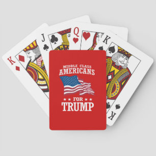 MIDDLE CLASS AMERICANS FOR TRUMP PLAYING CARDS