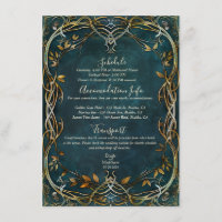 Middle-earth Majesty Wedding Enclosure Card