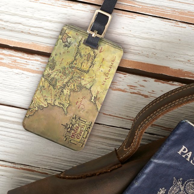 MIDDLE EARTH™ Map Luggage Tag (Creator Uploaded)