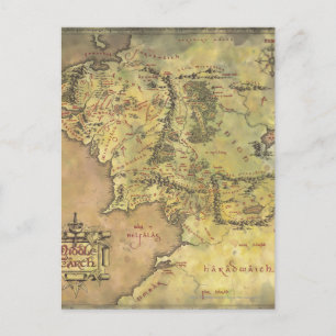 MIDDLE EARTH™ Map Postcard
