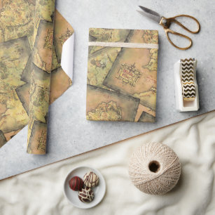 MIDDLE EARTH™ Map Wrapping Paper