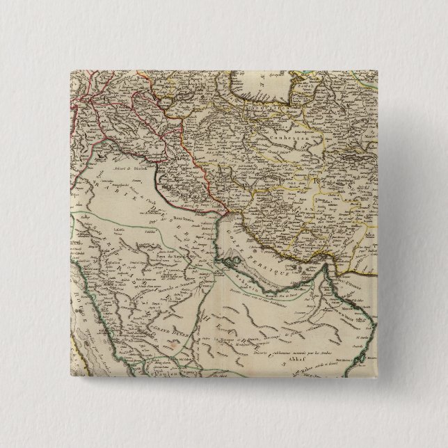 Middle East 2 15 Cm Square Badge (Front)